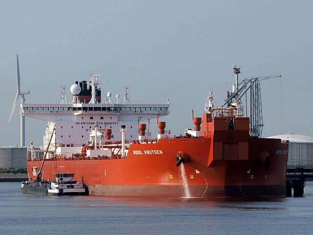 Bodil Knutsen, a shuttle tanker owned by Knutsen OAS Shipping, one of the top shipping agencies in the Philippines.