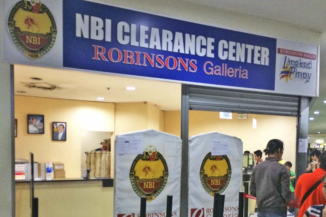 NBI Clearance Center - Robinsons Galleria Branch.