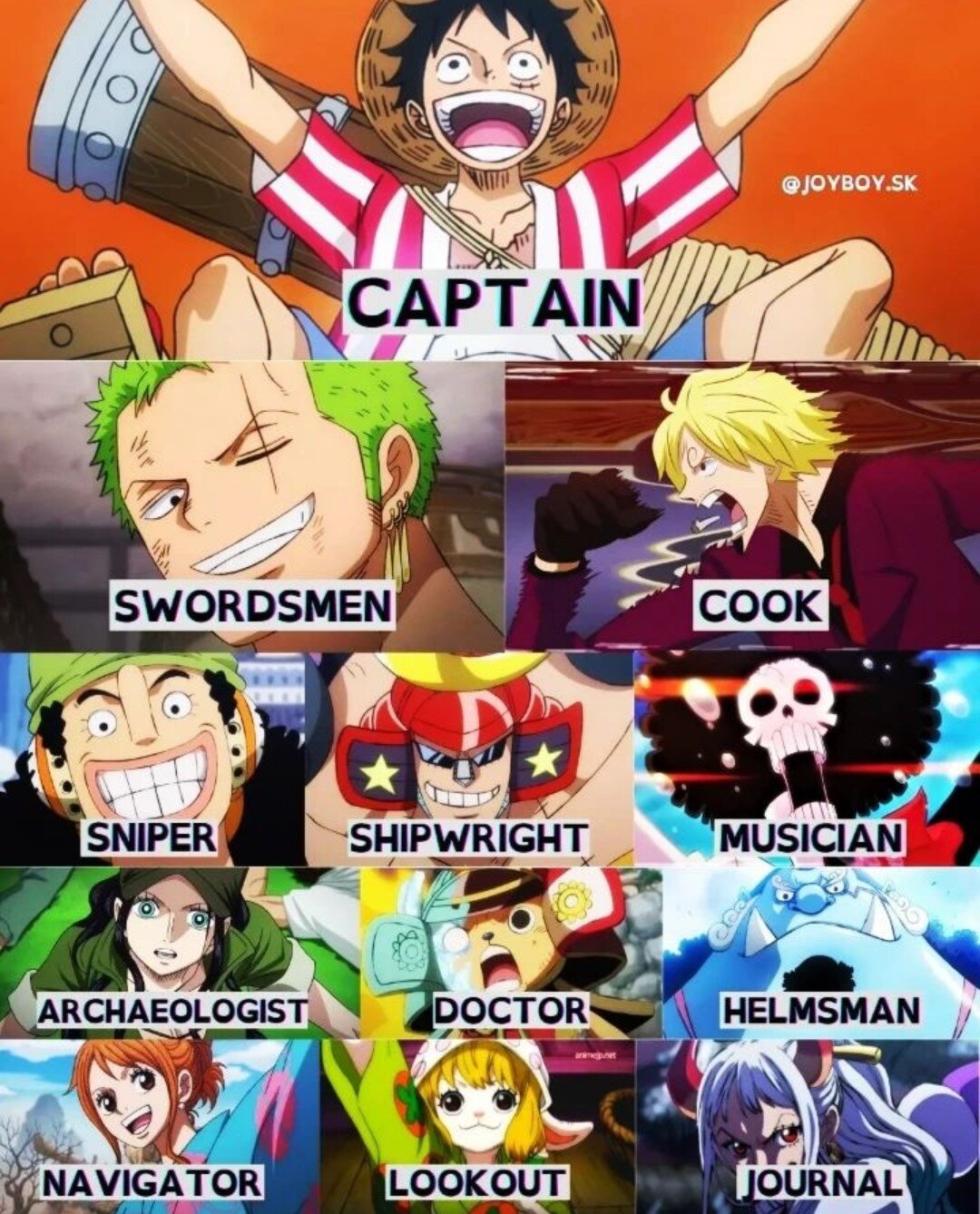 The Strawhat Crew and lessons you can learn from them