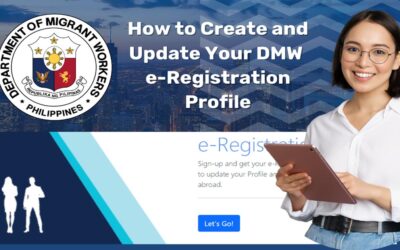 How to Create and Update Your POEA/ DMW e-Registration Profile