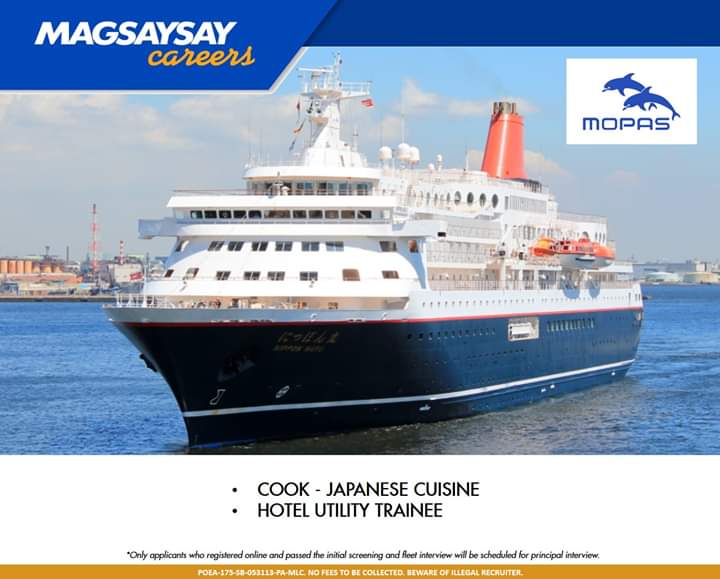 Magsaysay careers for cruise ship jobs