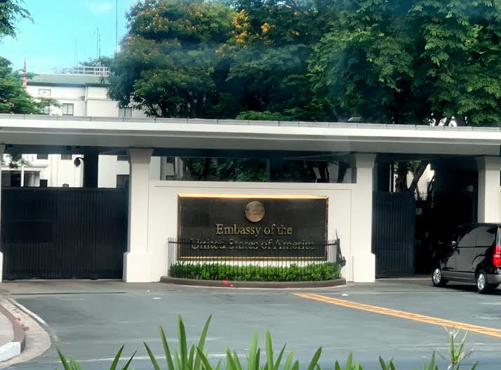 The US Embassy in Manila.
