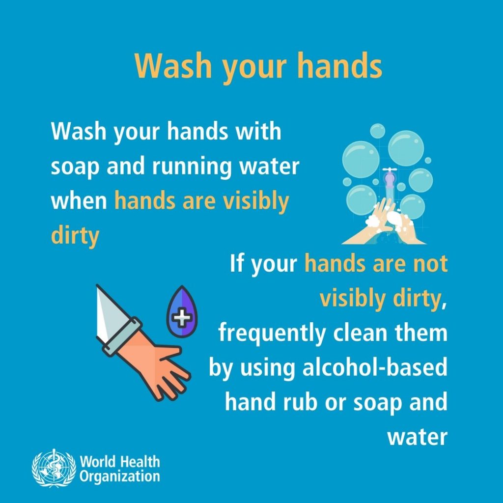 Hand washing and personal hygiene posters from WHO.