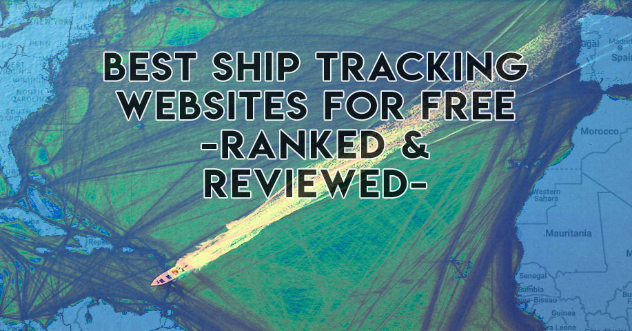 Cover image of "Best Ship Tracking Websites for Free- Ranked and Reviewed" showing the density maps of the Atlantic Ocean.