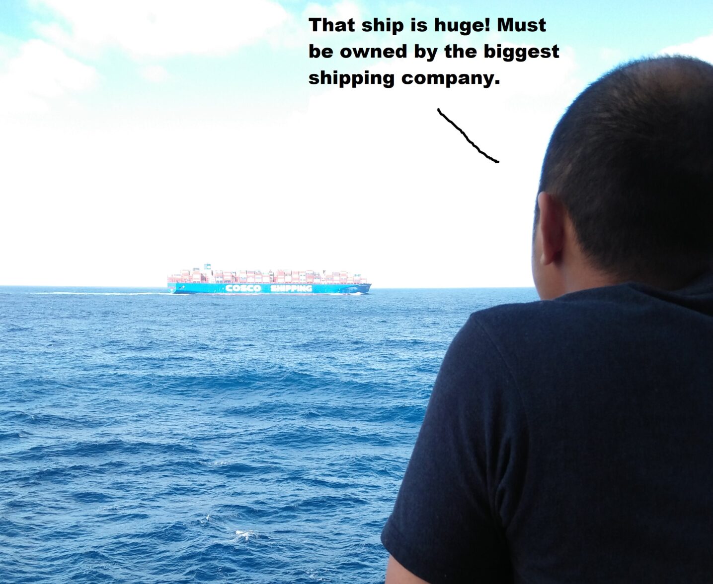 Seaman Thinking about the largest shipping companies on the planet