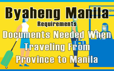 Byaheng Manila Requirements: Traveling From Province to Manila
