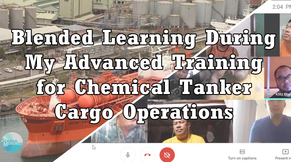 Cover image for my article, "Blended Learning on My Advanced Training for Chemical Tanker Cargo Operations"