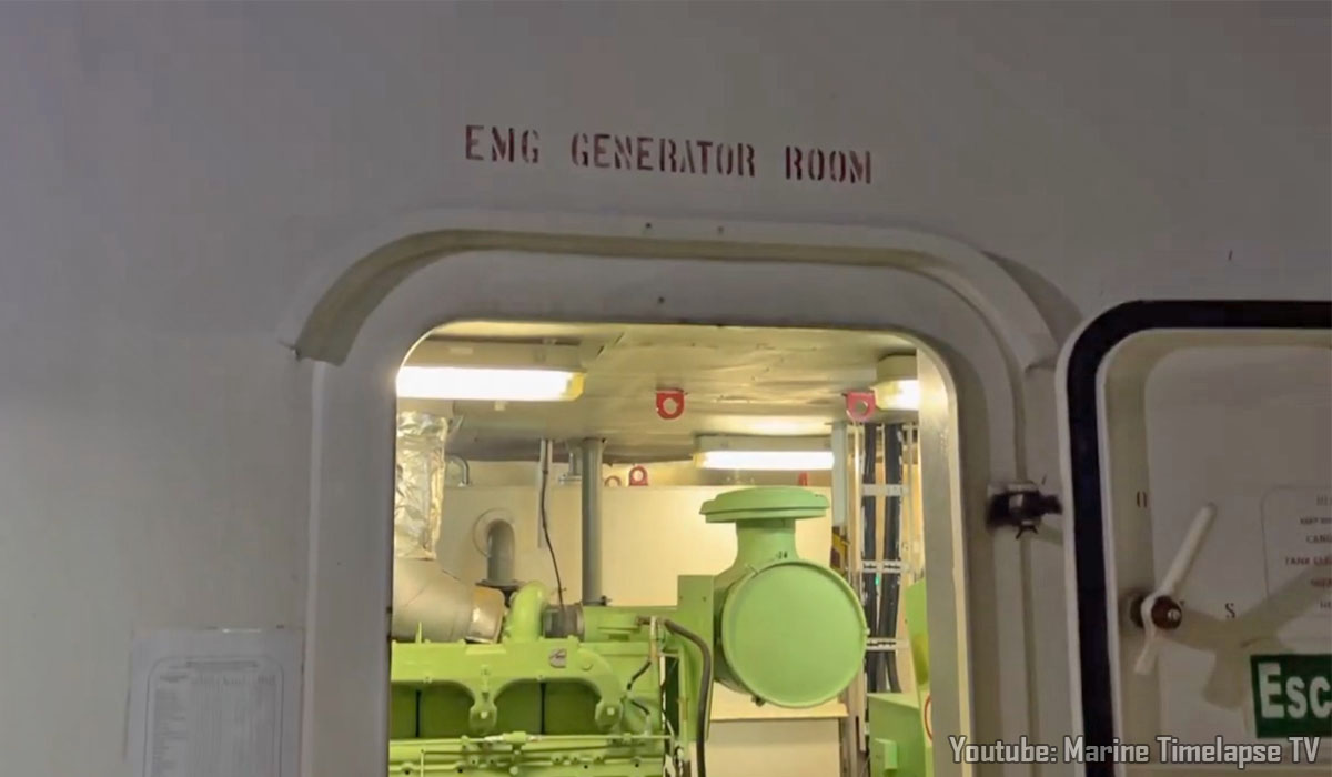 The Emergency Generator Room.