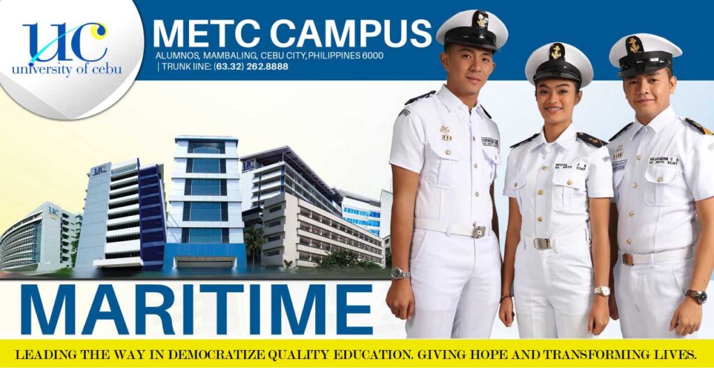 UC-METC poster for maritime enrollments.