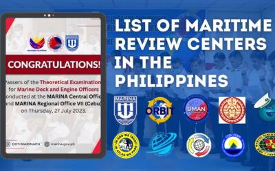 List of Maritime Review Centers in the Philippines 2023