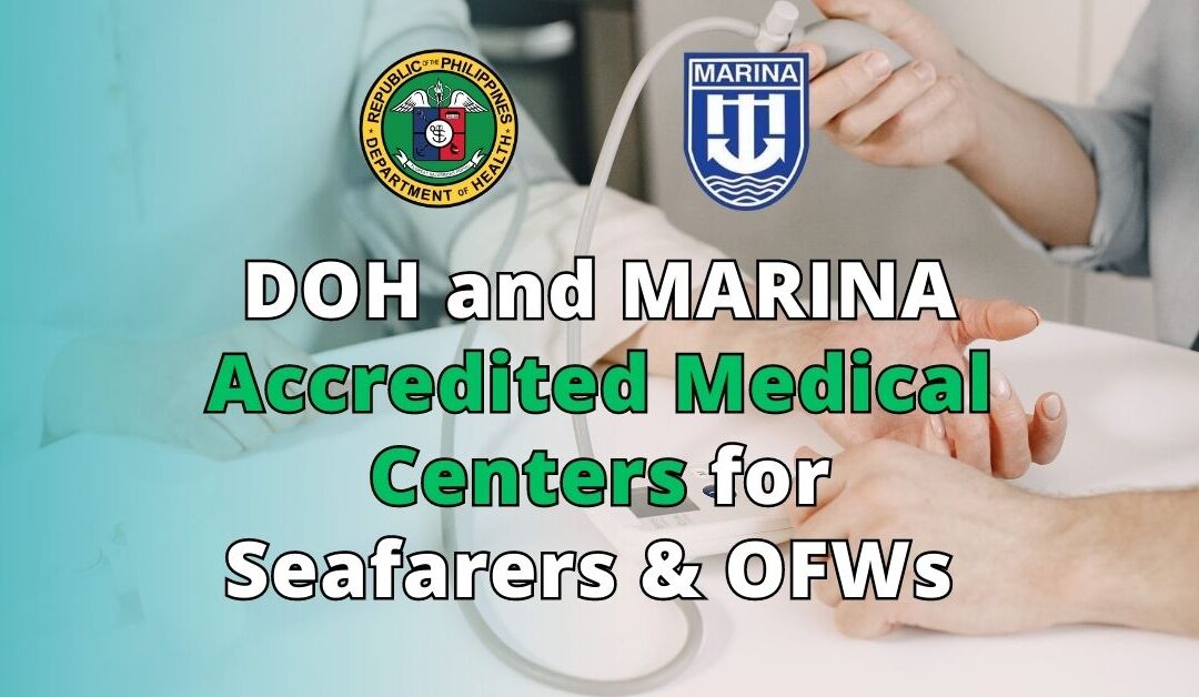 Accredited Medical Centers for Seamen & OFWs 2023