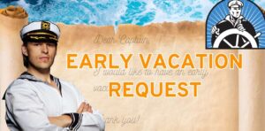 A letter for Early Vacation Request for seafarers.