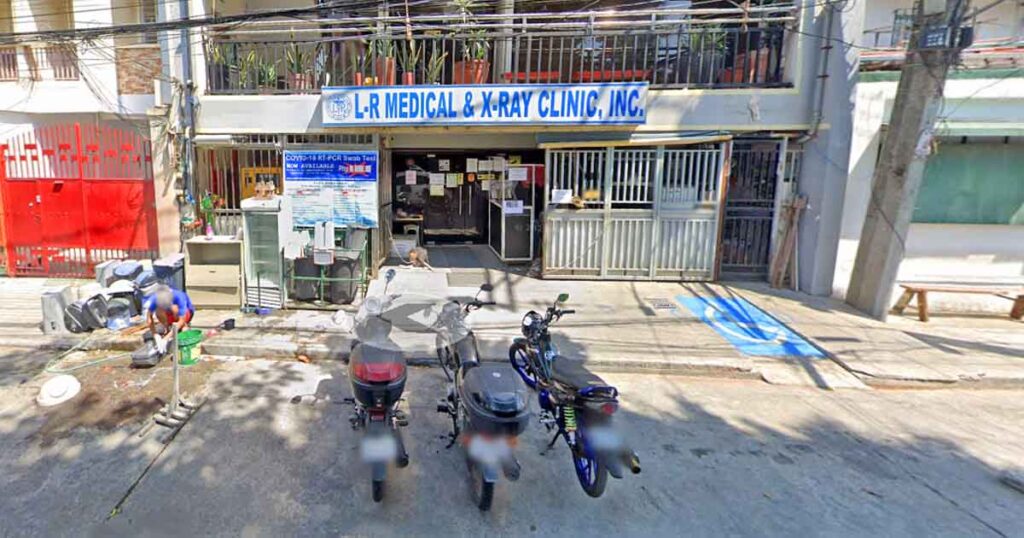 Motorcycles parked in front of L-R Medical & X-Ray Clinic, Inc.